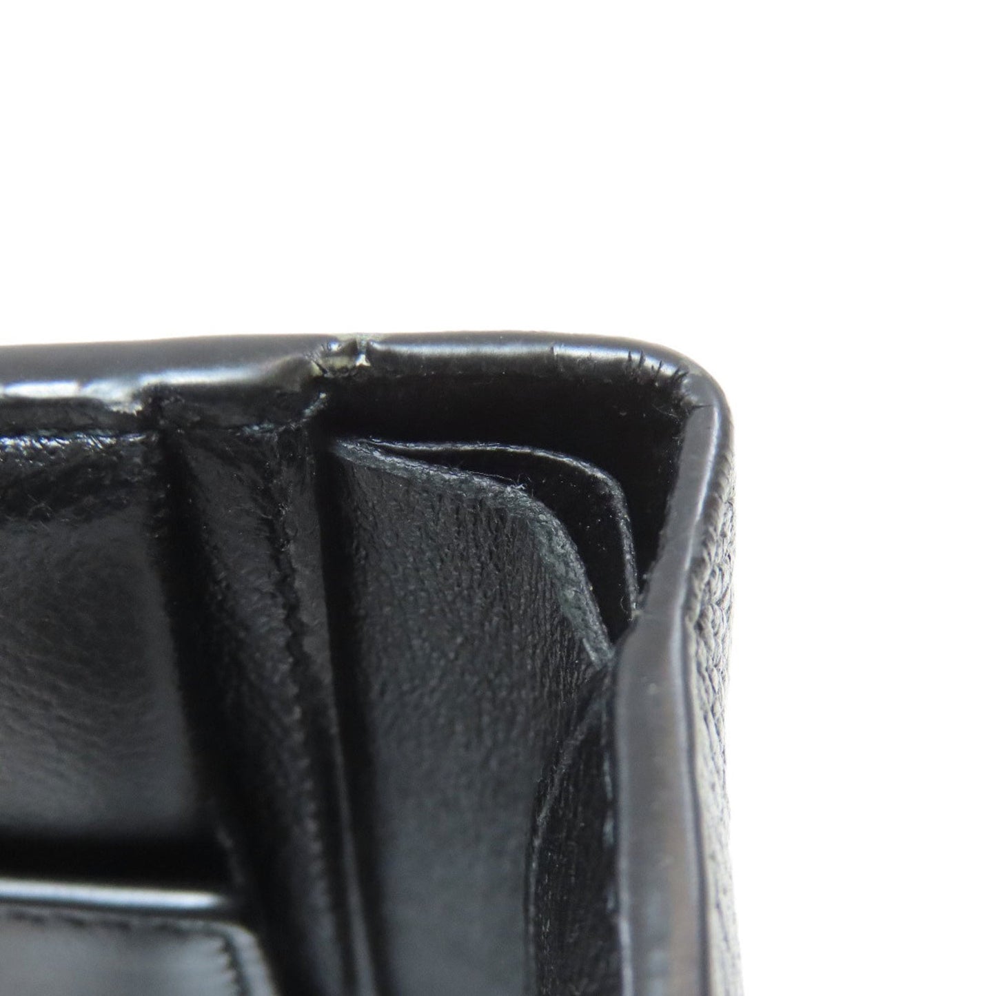 Balenciaga 594315 Logo Bifold Wallet in Calfskin Leather for Women