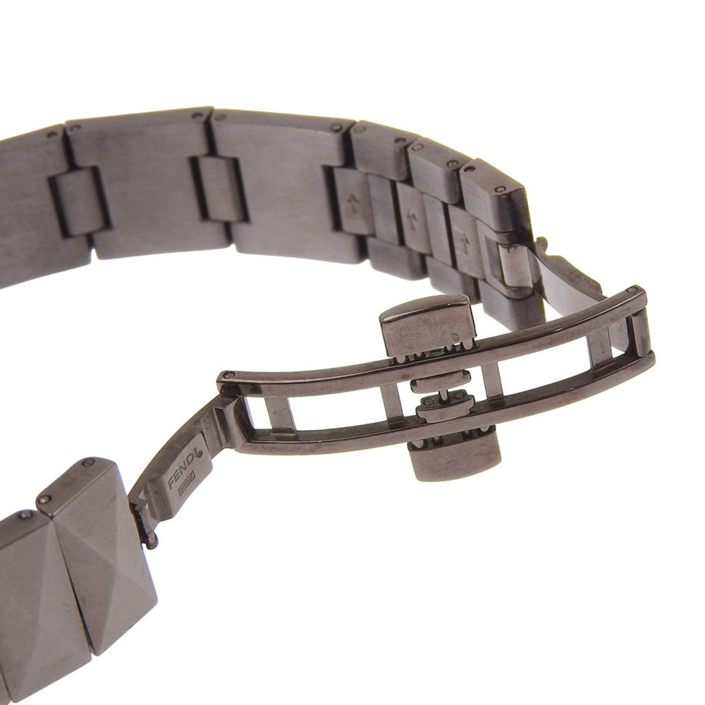 Fendi Pyramid Watch 4260L Stainless Steel Quartz Analog Brown Dial Women's — Very Good