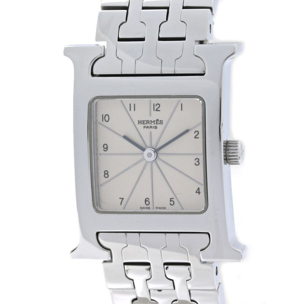 HERMES H-Watch HH1.210.260/4804 Women's Watch Stainless Steel /40405 — Good