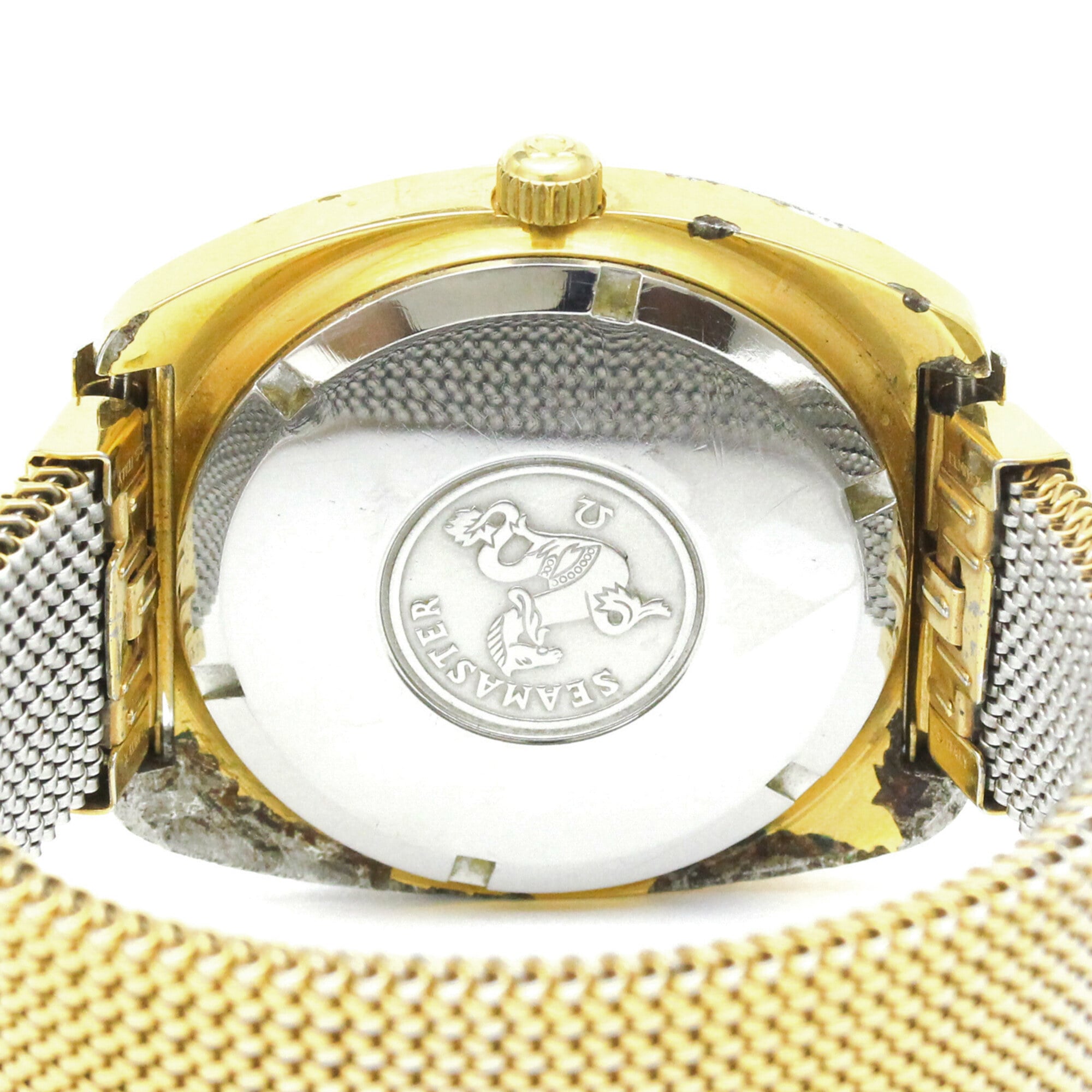 OMEGA Seamaster Day Date Cal 752 Gold Plated Automatic Watch 166.064 Vintage — Good