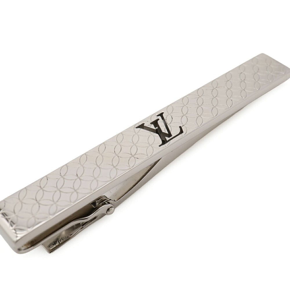 LOUIS VUITTON Louis Vuitton Pins Cravat Champs-Élysées Tie Pin Bar Clip Silver M65042 — Like New