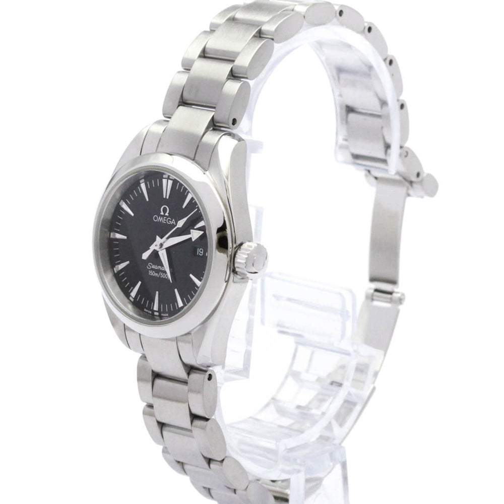 OMEGA Seamaster Aqua Terra Steel Quartz Ladies Watch 2577.50 Polished — Very Good