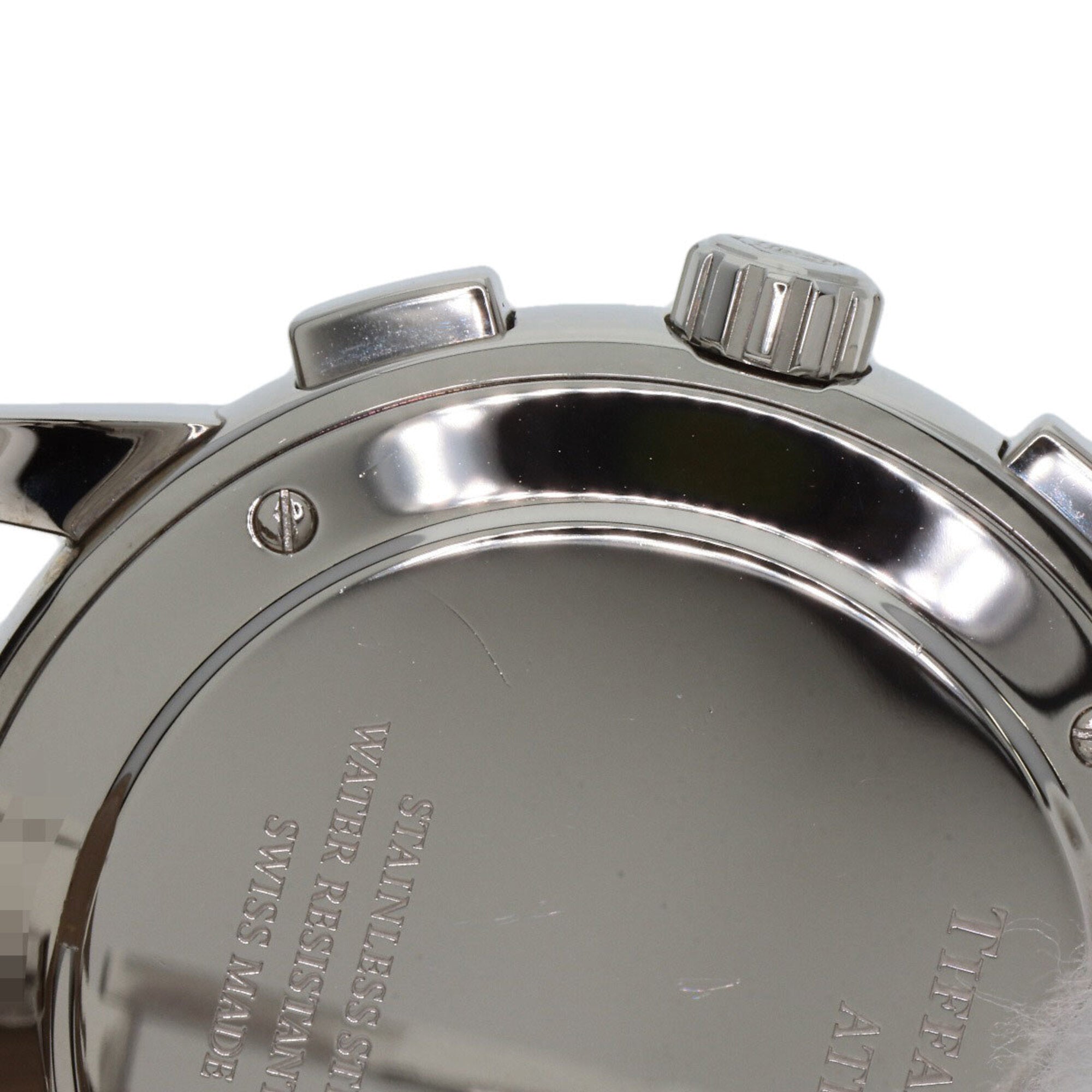 Tiffany & Co. Atlas Dome Chronograph Watch, Stainless Steel/Leather, Men's — Very Good