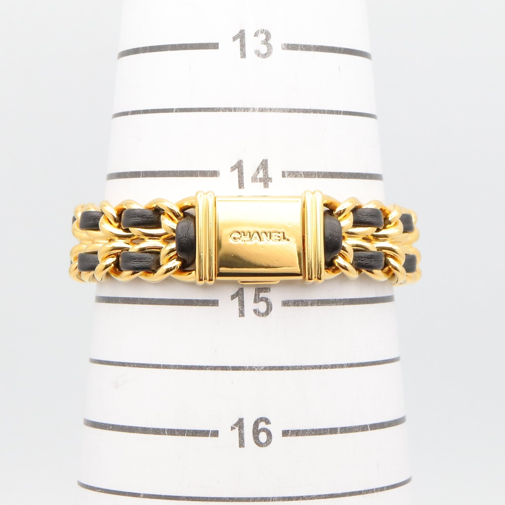 Chanel CHANEL Première M Watch, Gold Plated Leather, Women's, Black, H0001 — Very Good
