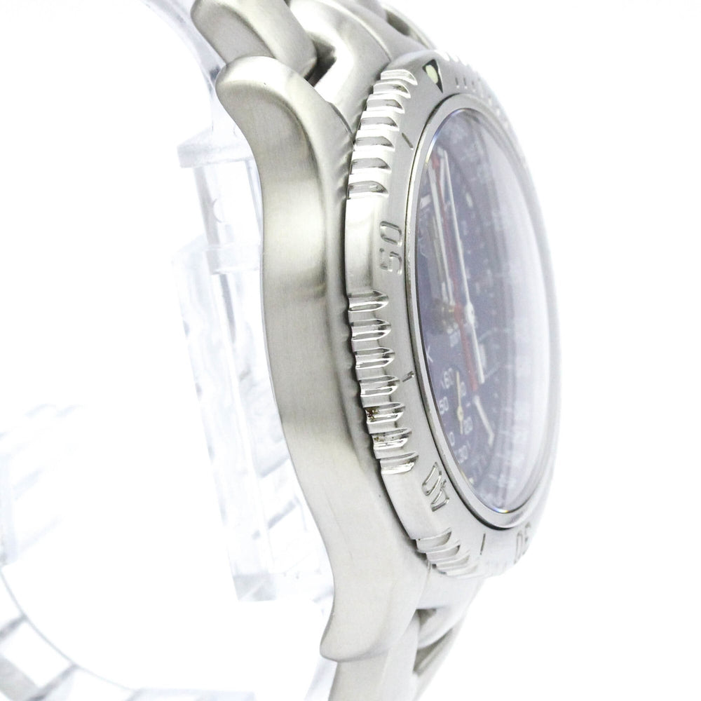 TAG HEUER Link Chronograph Steel Quartz Mens Watch CT1110 Polished — Very Good