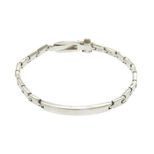 Gucci Belt Design Silver 925 Bracelet 0549GUCCI Men's