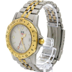 TAG HEUER 1500 GMT Gold Plated Steel Quartz Mens Watch 155.706 — Good