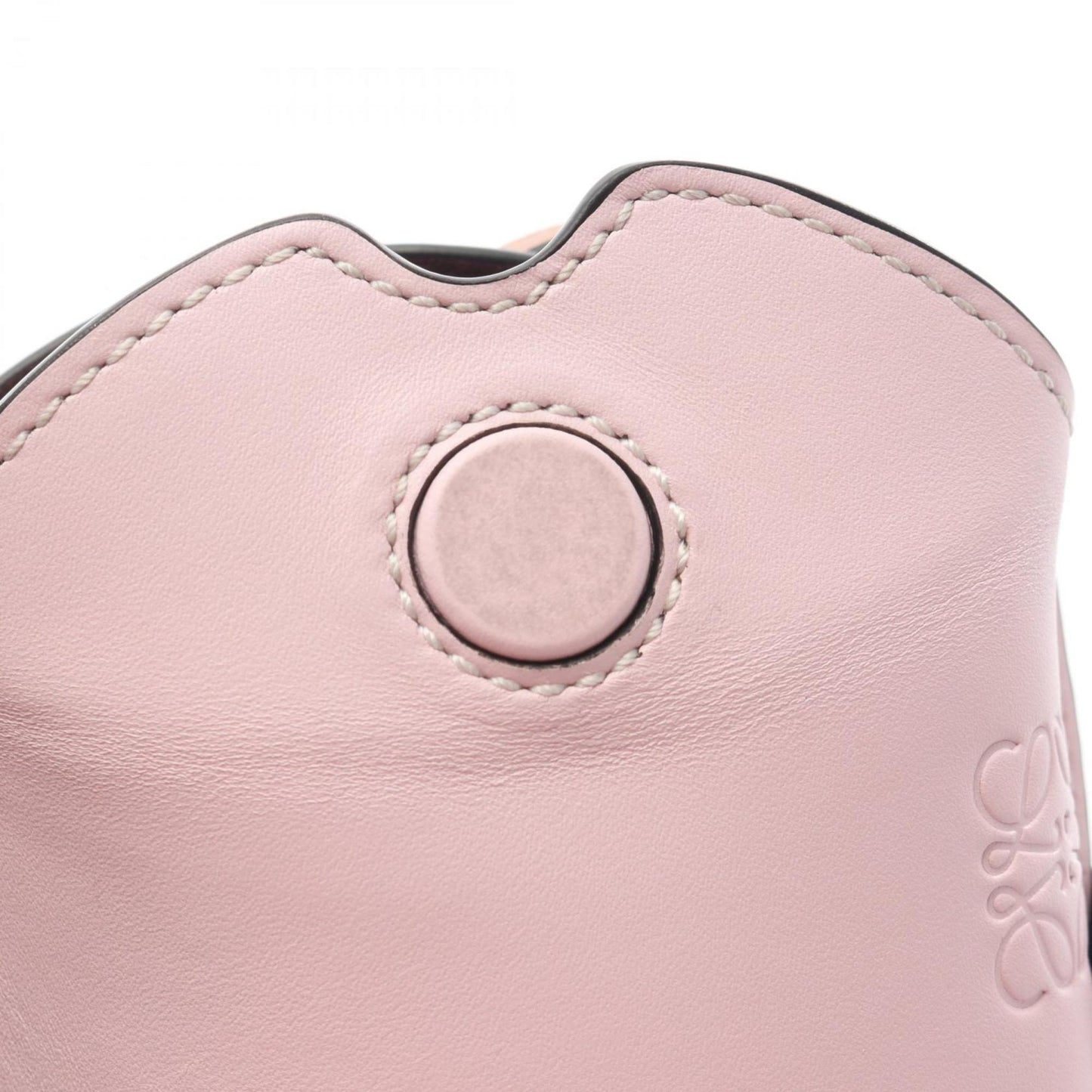 LOEWE GATE POCKET Shoulder Bag, Leather, Women's, Pink, Orange, Brown, 109.30BZ42