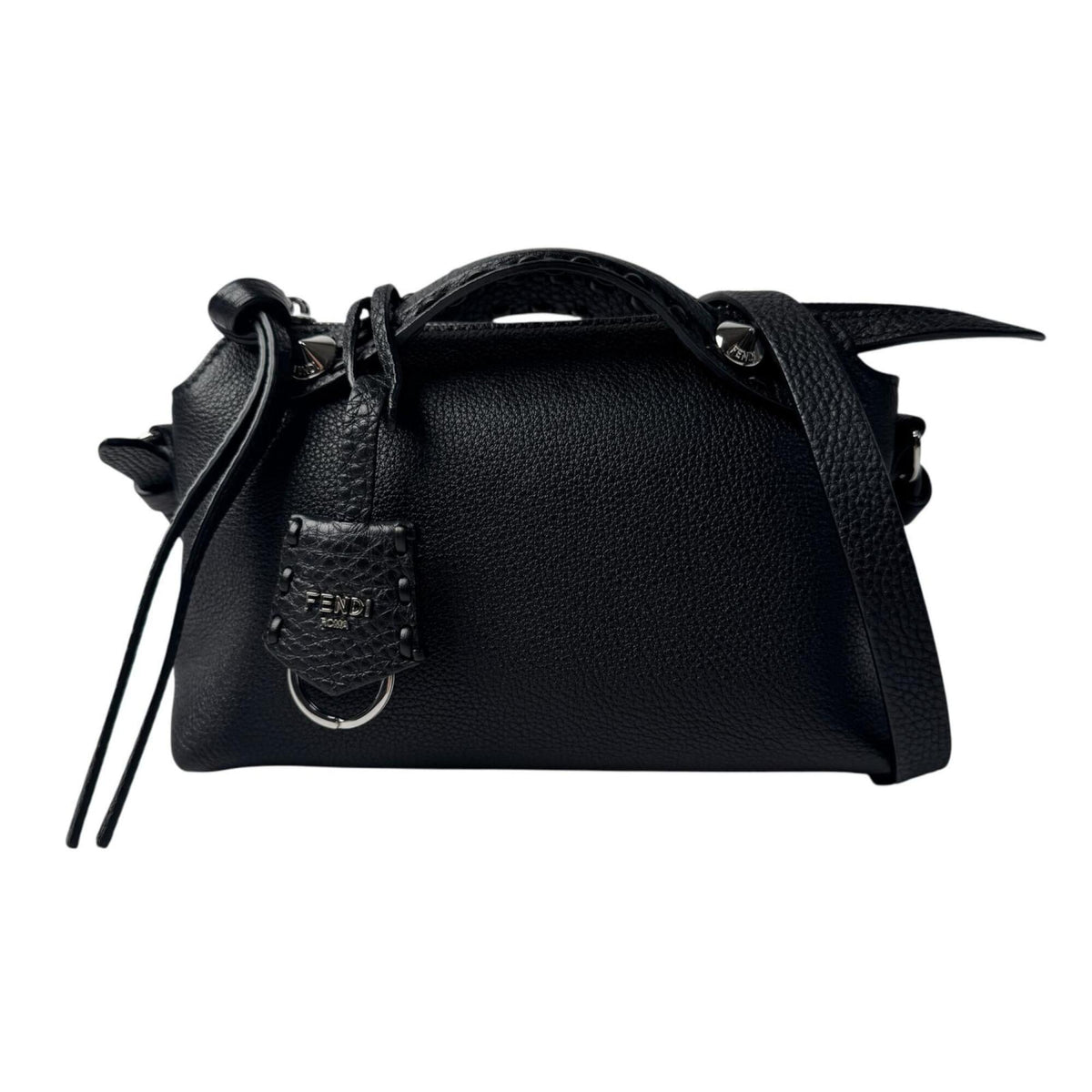 Fendi By The Way Selleria Mini Black 2-way Handbag Shoulder Bag Crossbody for Women — Like New