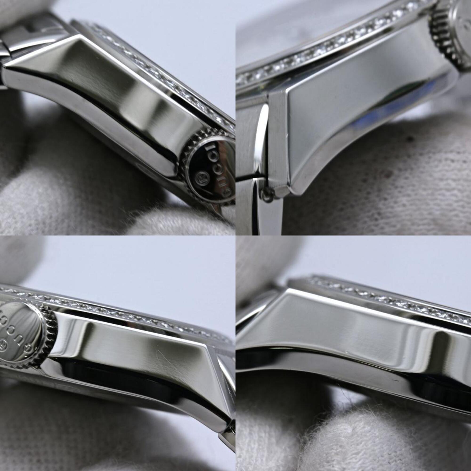 GUCCI Pantheon Bezel Diamond 10P Watch YA115404 115.4 Boys' Stainless Steel 40561 — Good