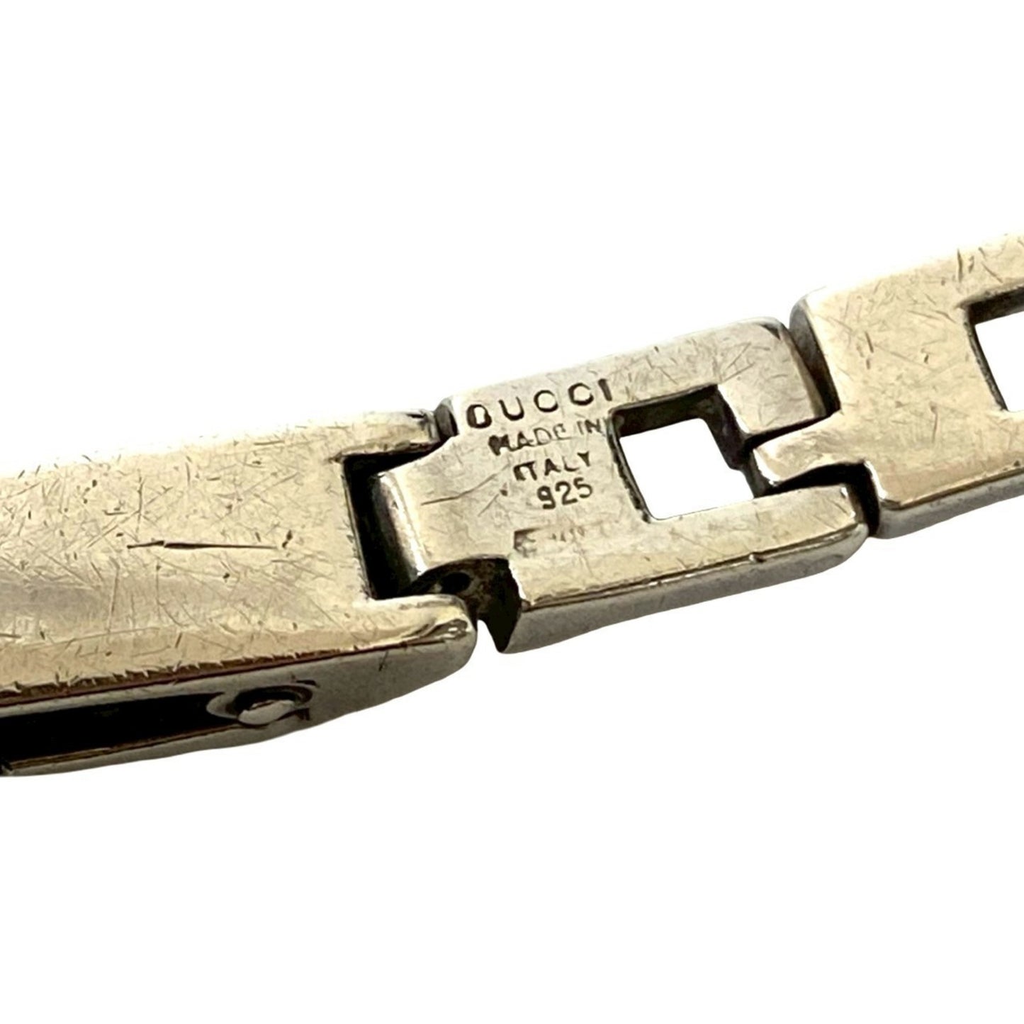 GUCCI Square G Bracelet, 925 Sterling Silver, Women's, 19488