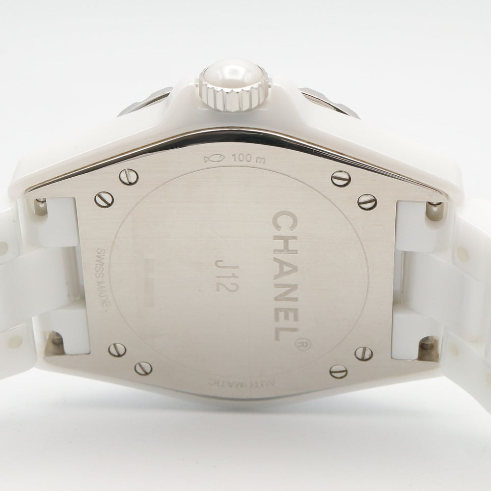 Chanel J12-365 Ceramic Men's Watch, White (H3837) — Very Good