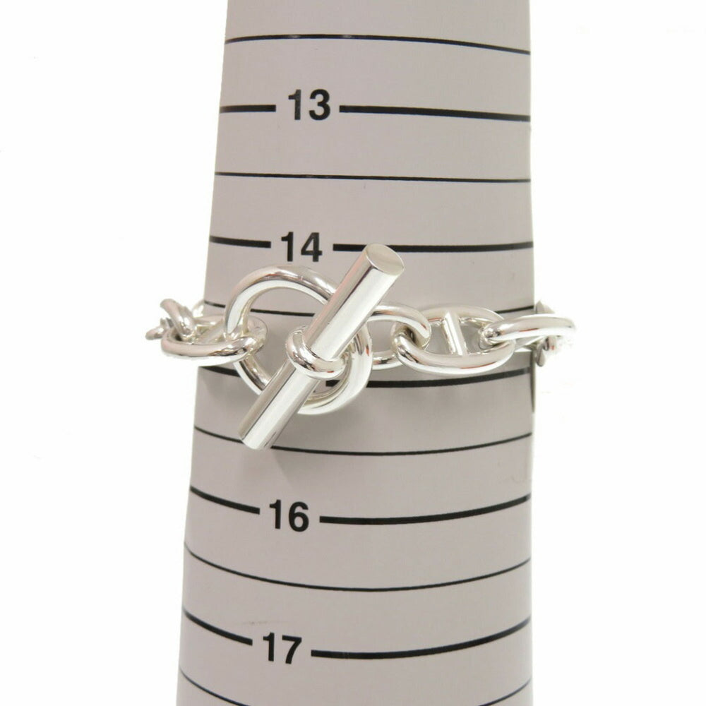 Unused Hermes Chaine d'Ancre GM 11 links Silver 925 Bracelet 0506HERMES — Like New