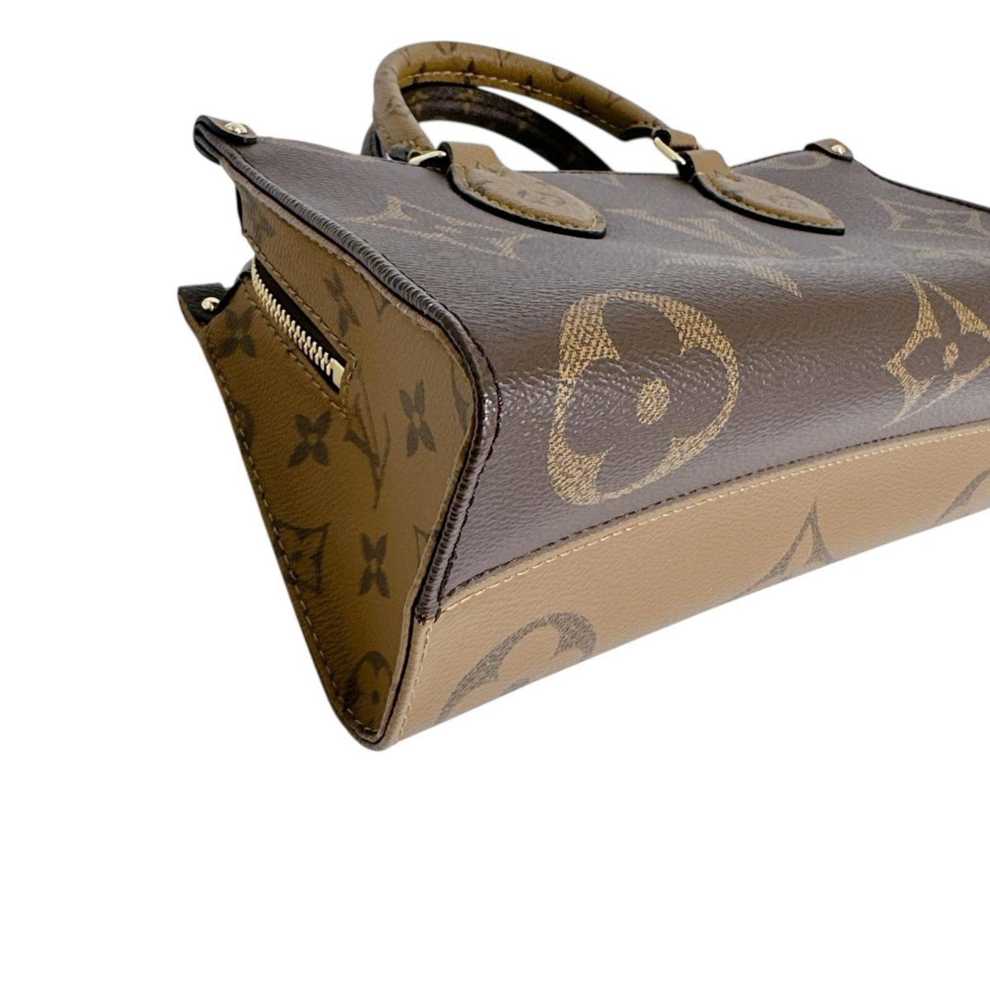Louis Vuitton On the Go New York Monogram Canvas Tote Bag, Brown, M46653 — Like New