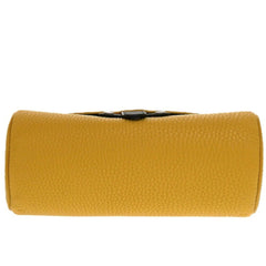 Like new Fendi leather pouch with yellow watch case, 0659FENDI — Like New