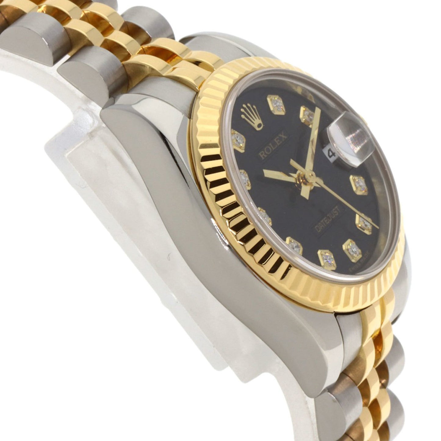 Rolex 179173G Datejust 10P Diamond Watch Stainless Steel/SSx18KYG/18KYG Women's ROLEX