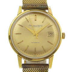 International Watch Company IWC Caliber 8541 Men's Automatic with Gold-Plated Analog Display and Gold Dial — Good