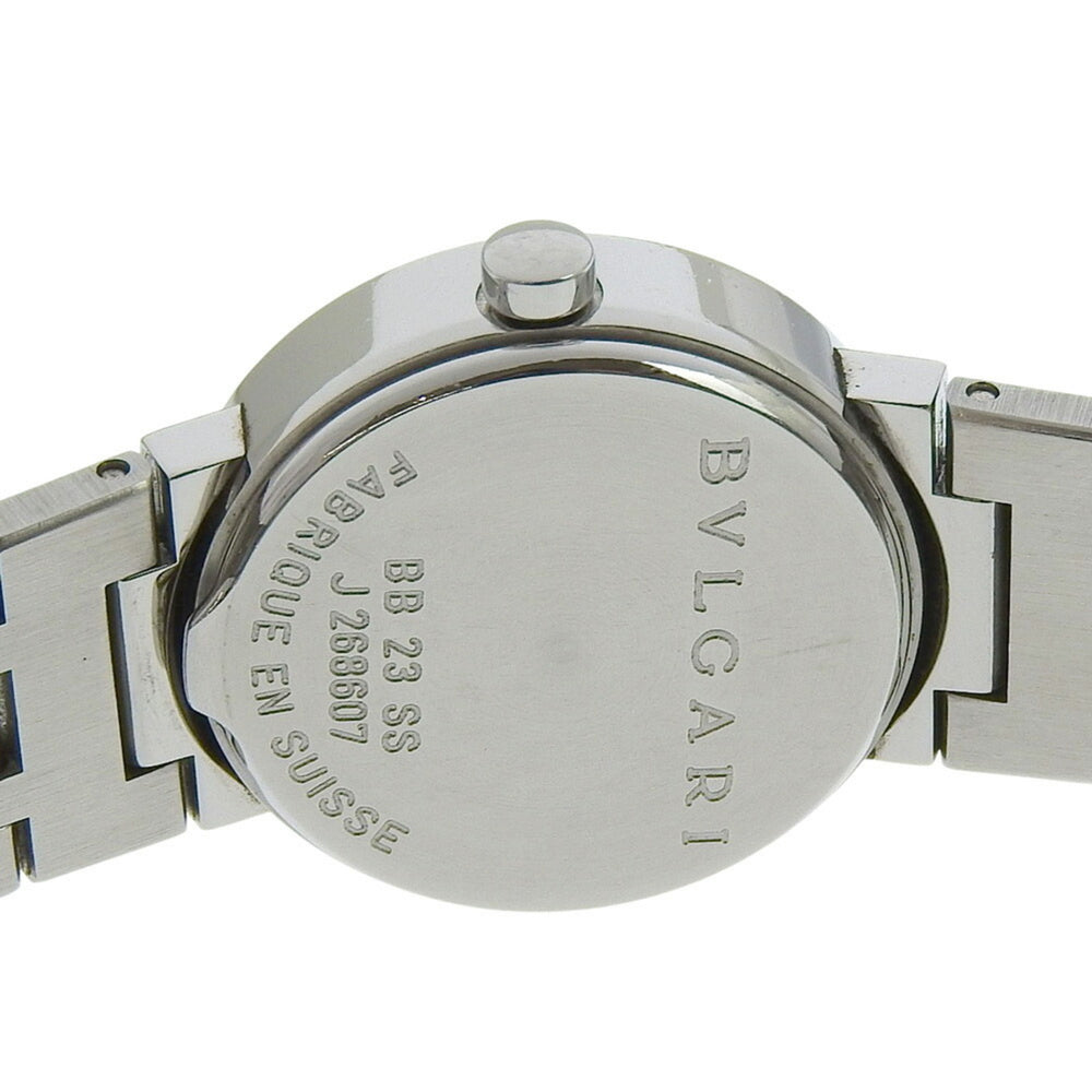 BVLGARI Bzero1 Watch, BZero1 BB23SS, Stainless Steel, Quartz Movement, Analog Display, Black Dial, Women's — Good