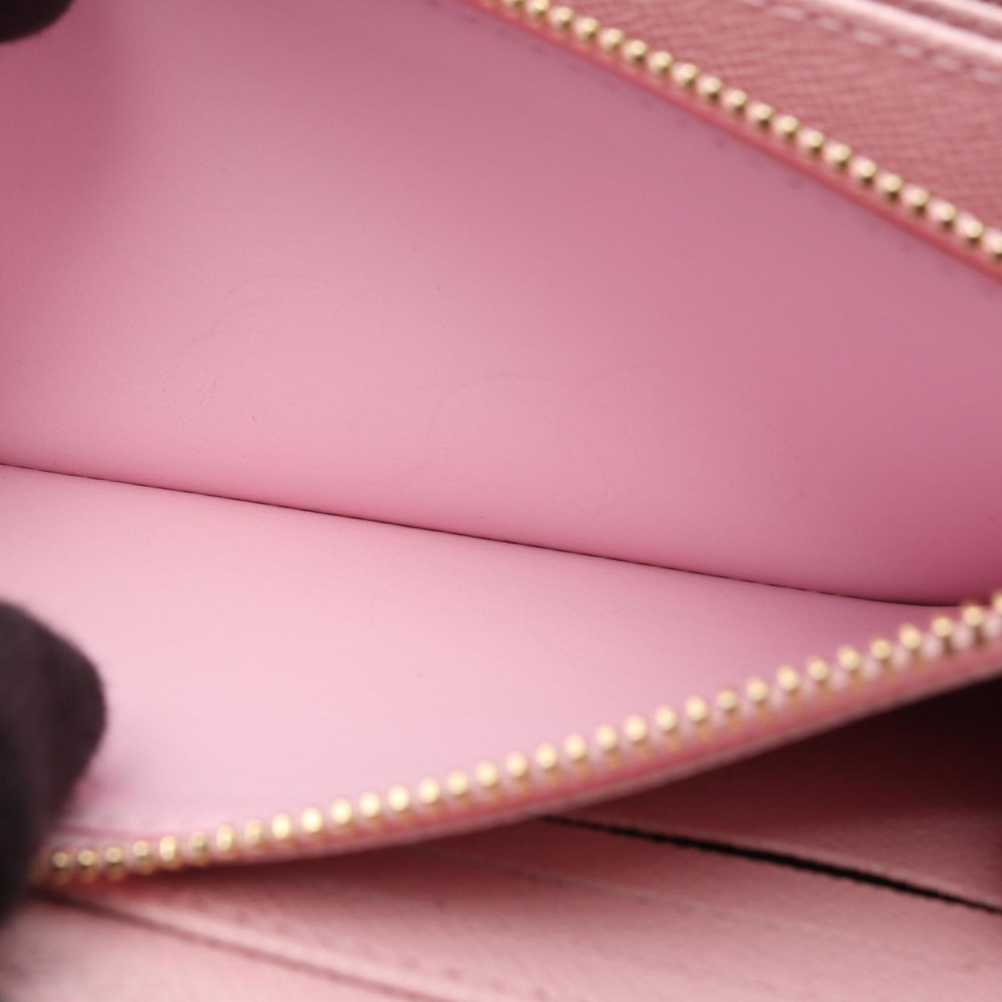 Louis Vuitton LV x TM Zippy Wallet, Round Long Canvas, Monogram Cherry Blossom, Women's, Brown, M13433