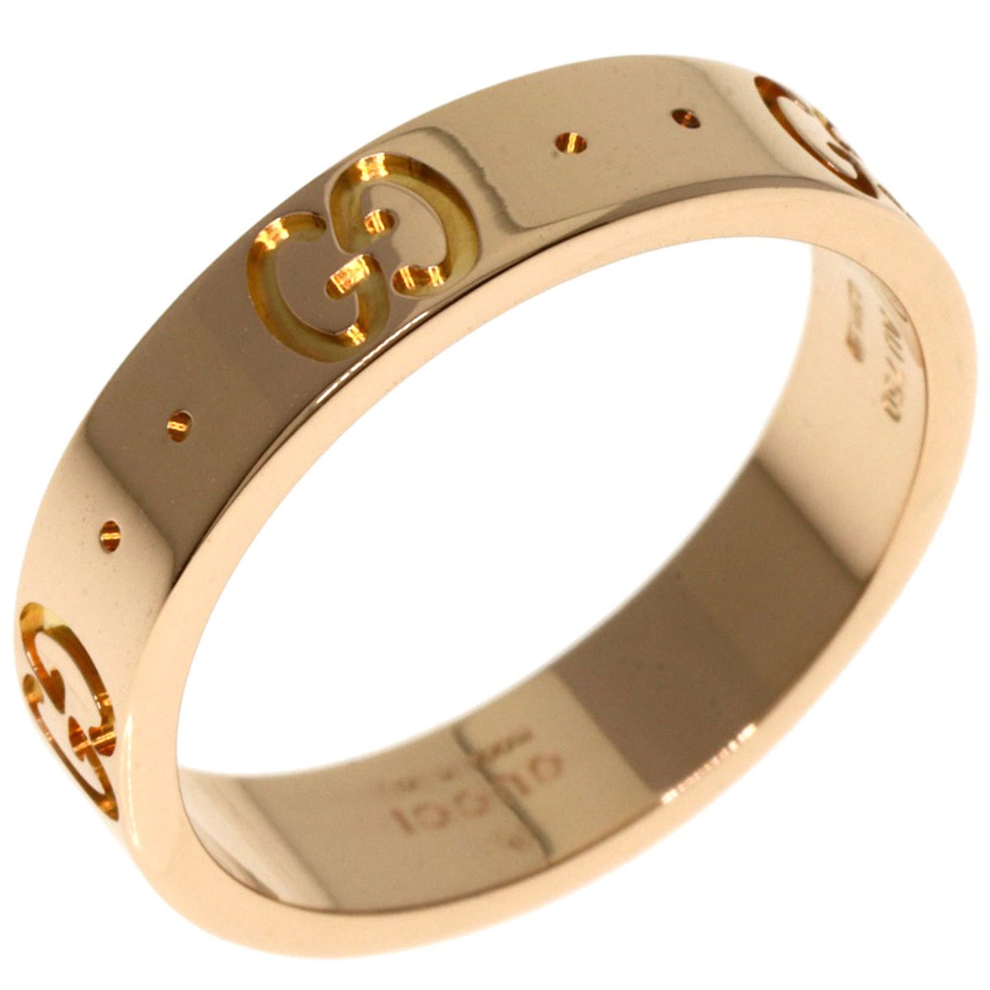 Gucci Icon #9 Ring, 18K Pink Gold, Women's, GUCCI