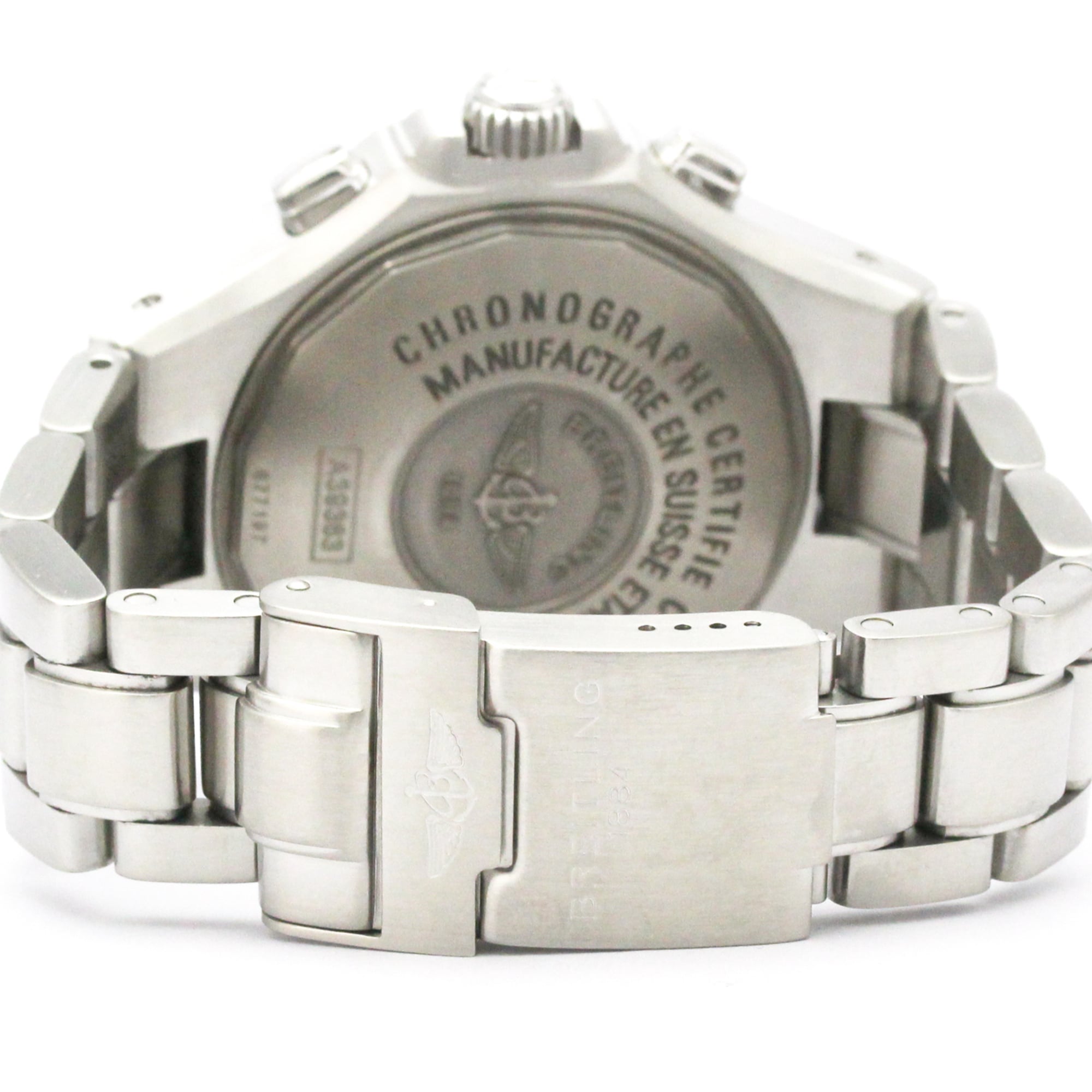 BREITLING Hercules Stainless Steel Automatic Mens Watch A39363 Polished — Very Good