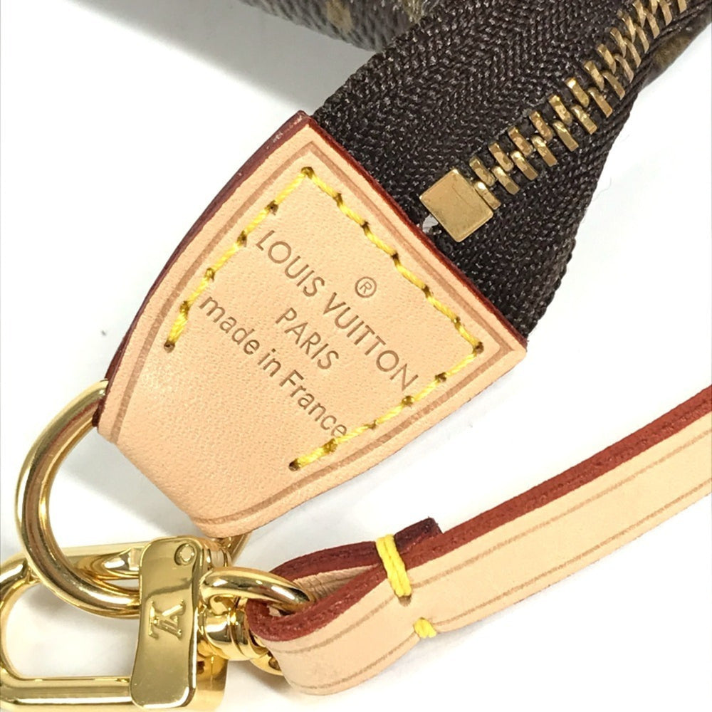 LOUIS VUITTON M51981 Monogram Panda Takashi Murakami Pochette Accessoires Bag Accessory Pouch Handbag Shoulder Canvas Women's Brown — Like New