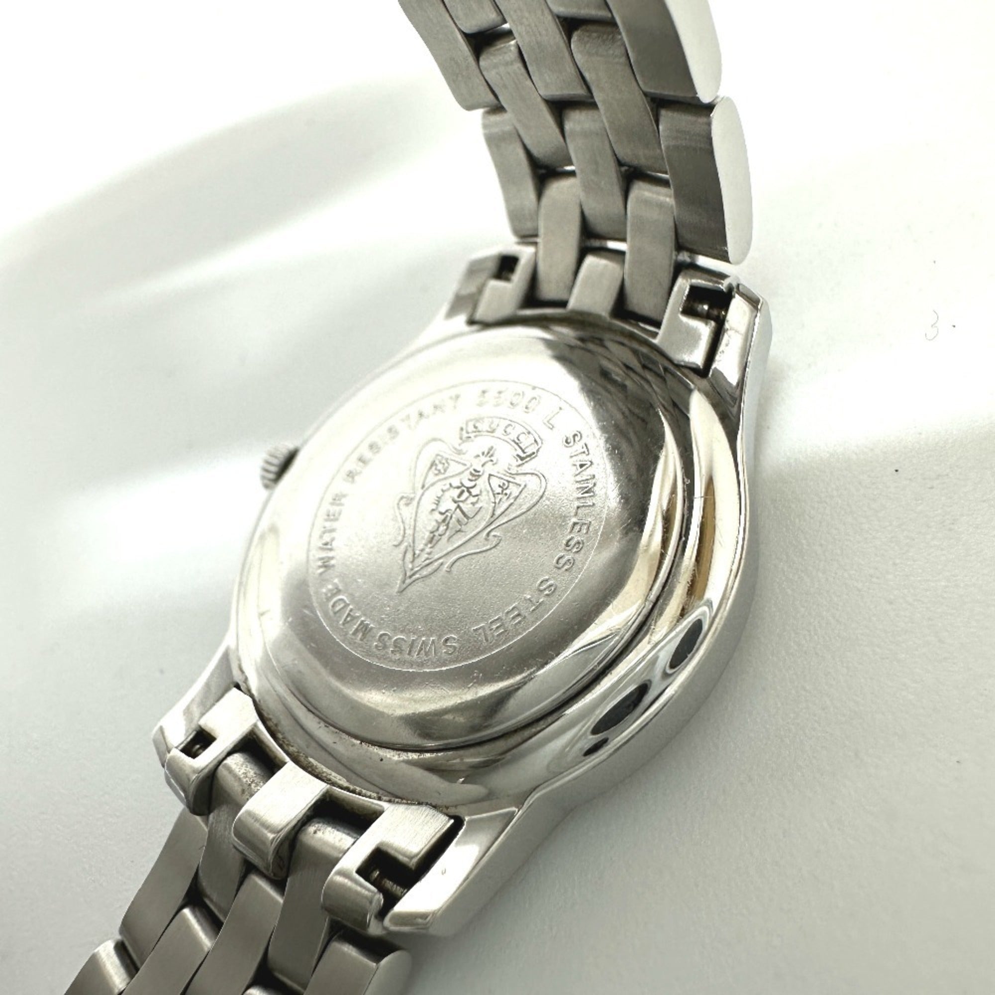 GUCCI 5500L G-Class Quartz Date Watch, Stainless Steel, Women's, Silver — Good