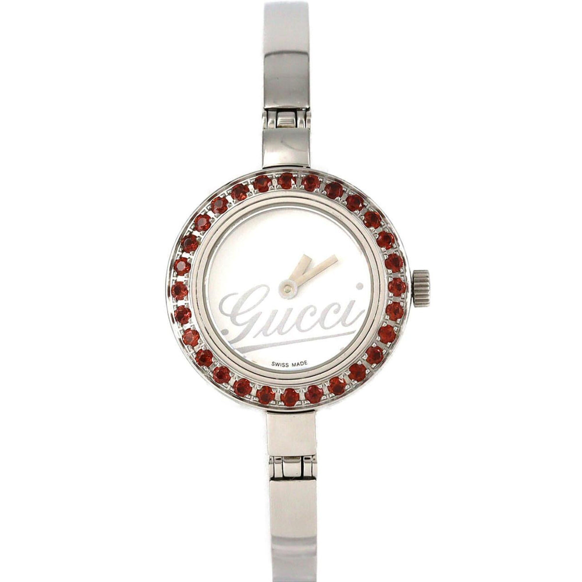 Gucci 105 Garnet YA105534 SS Quartz Watch — Good