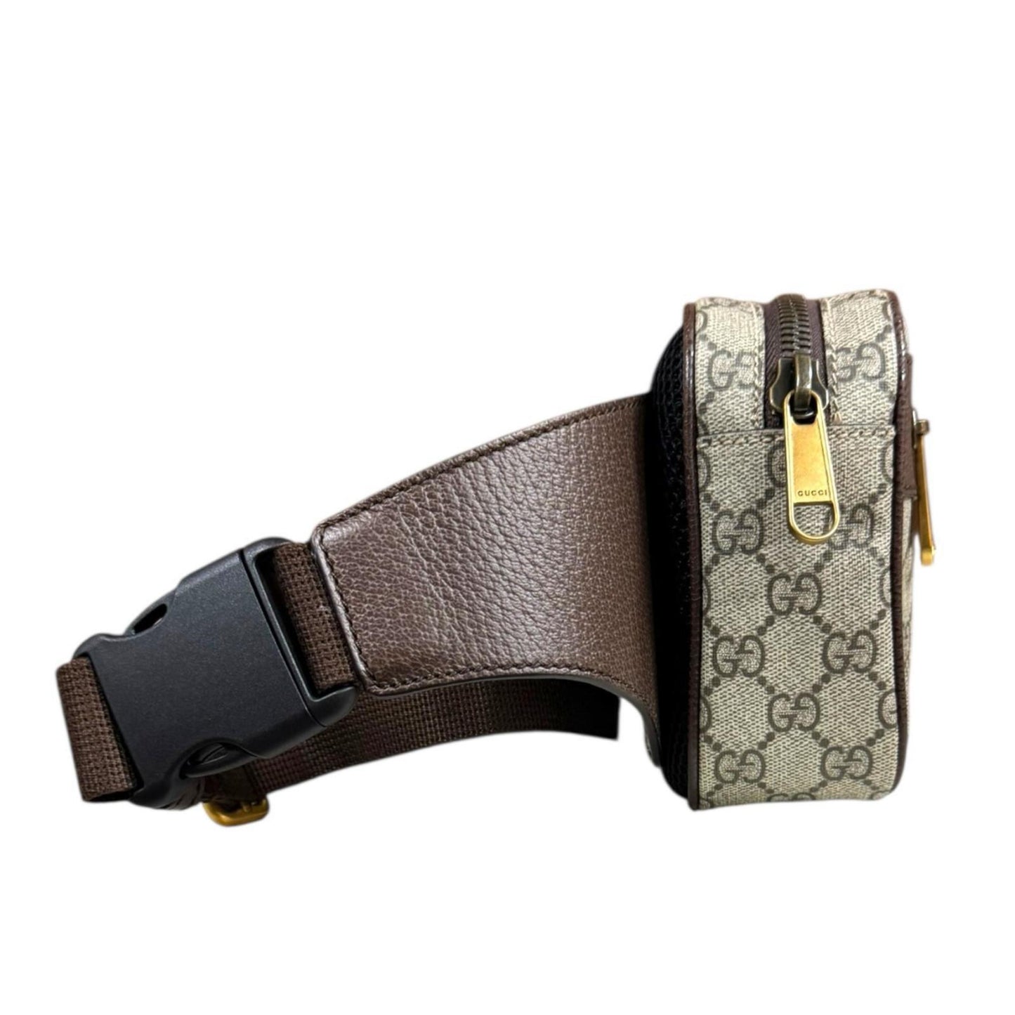 Gucci GG belt bag, Ophidia body Supreme canvas 574796, beige, unisex.