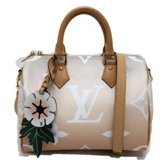 LOUIS VUITTON M45722 Monogram Giant Gradient Speedy Bandouliere 25 2-Way Mini Boston Bag/Shoulder Bag in Canvas, Women's, Blue Pink — Like New