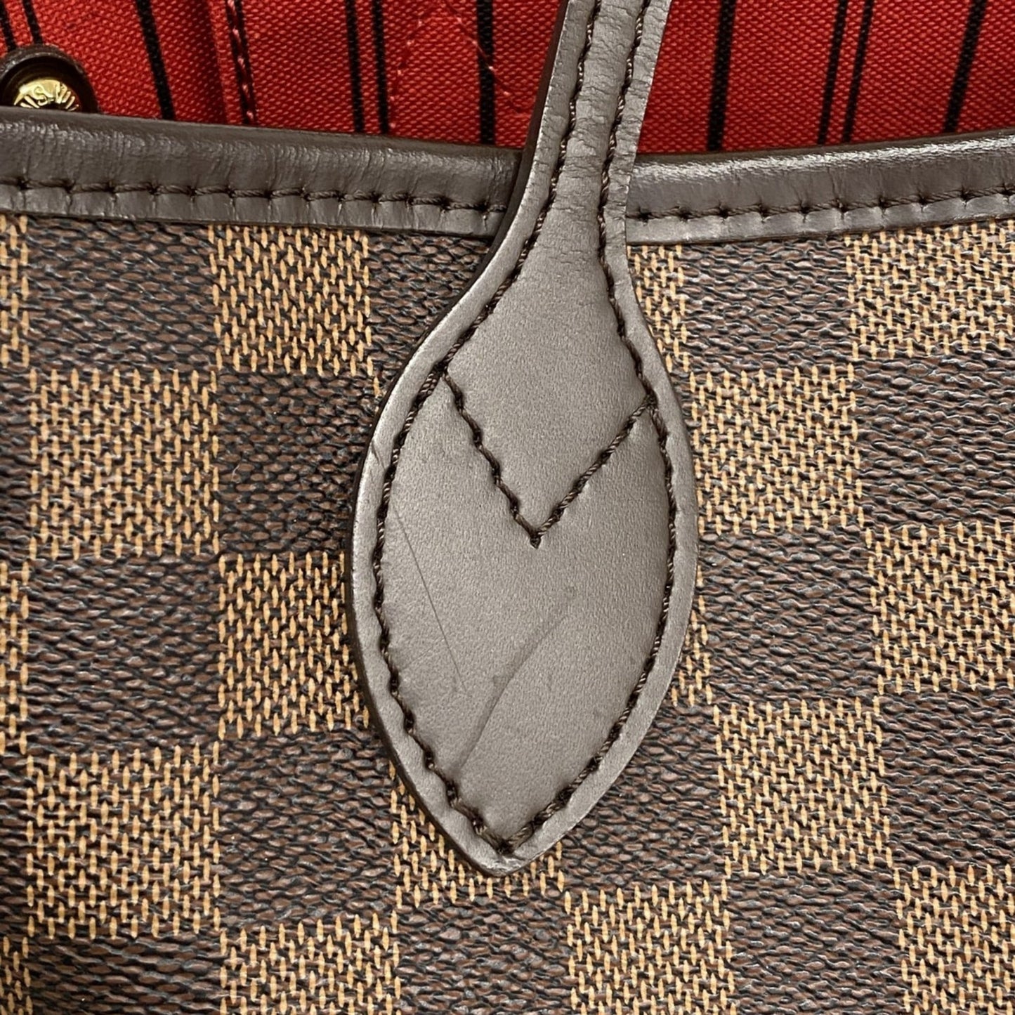 Louis Vuitton Damier Neverfull PM Tote Bag N51109 Ebene for Women
