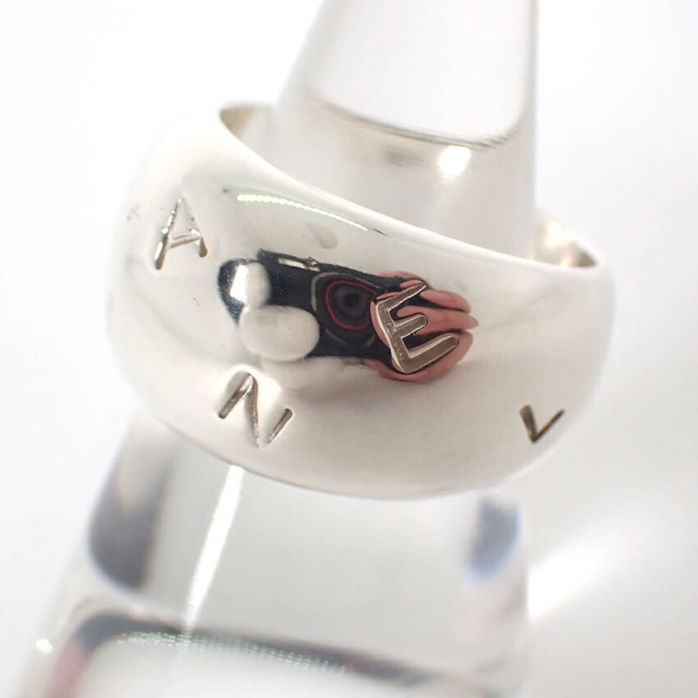 CHANEL 925 Wide Ring, Size 13.5 — Like New