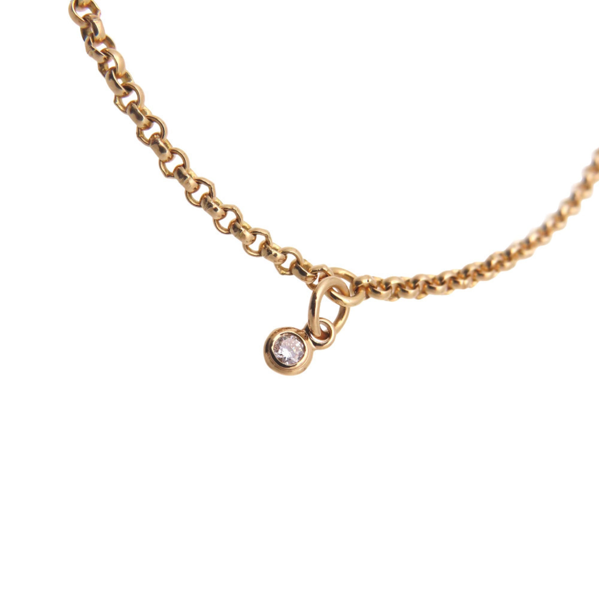 Hermes Like new Hermès Ex Libris PM 18K pink gold/diamond bracelet, diamond jewelry, 0251 — Like New