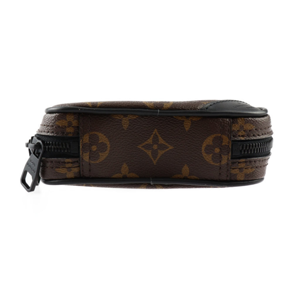 LOUIS VUITTON Solar Ray Utility Side Bag Shoulder M44477 Monogram Canvas Leather Brown Black Body Pouch Vuitton — Like New