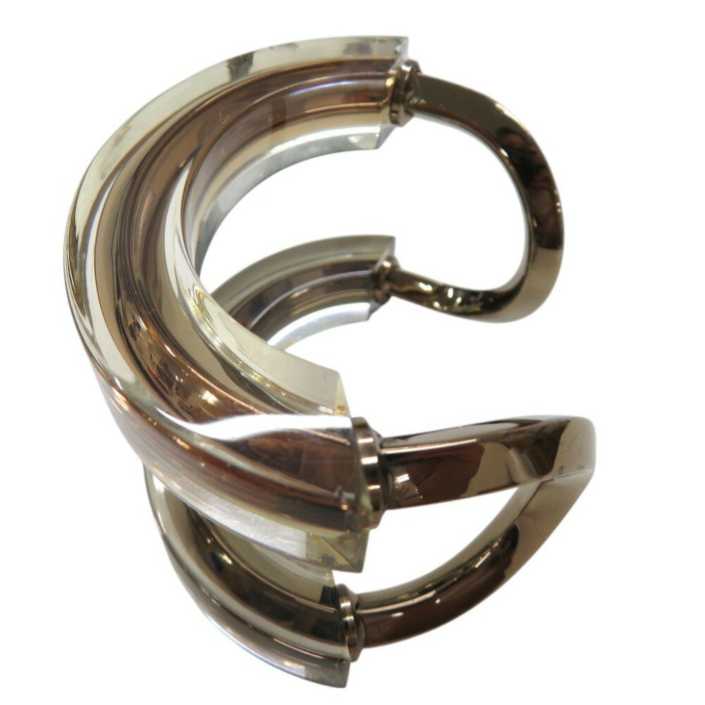 Gucci Clear Bangle Plastic Champagne Gold 0191GUCCI