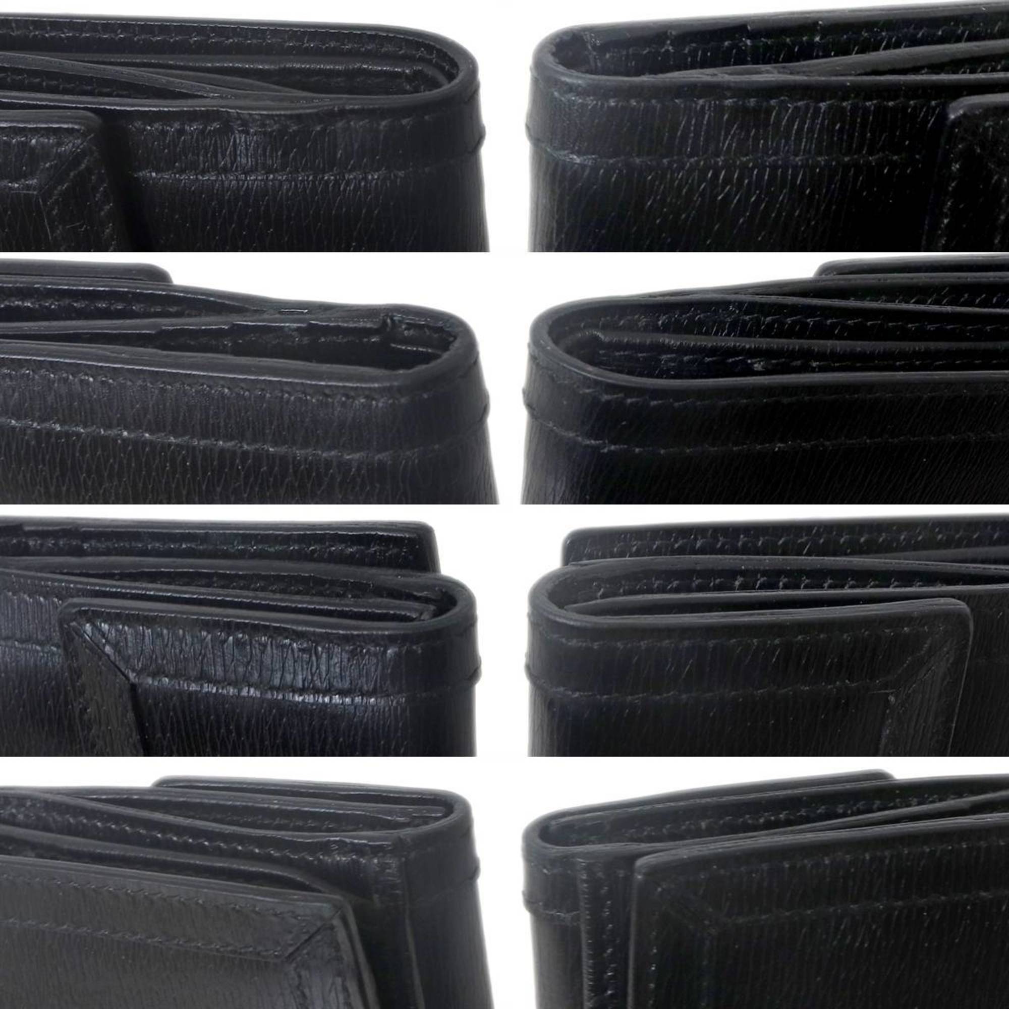 GUCCI Tri-fold Wallet Black 035.2118.2202