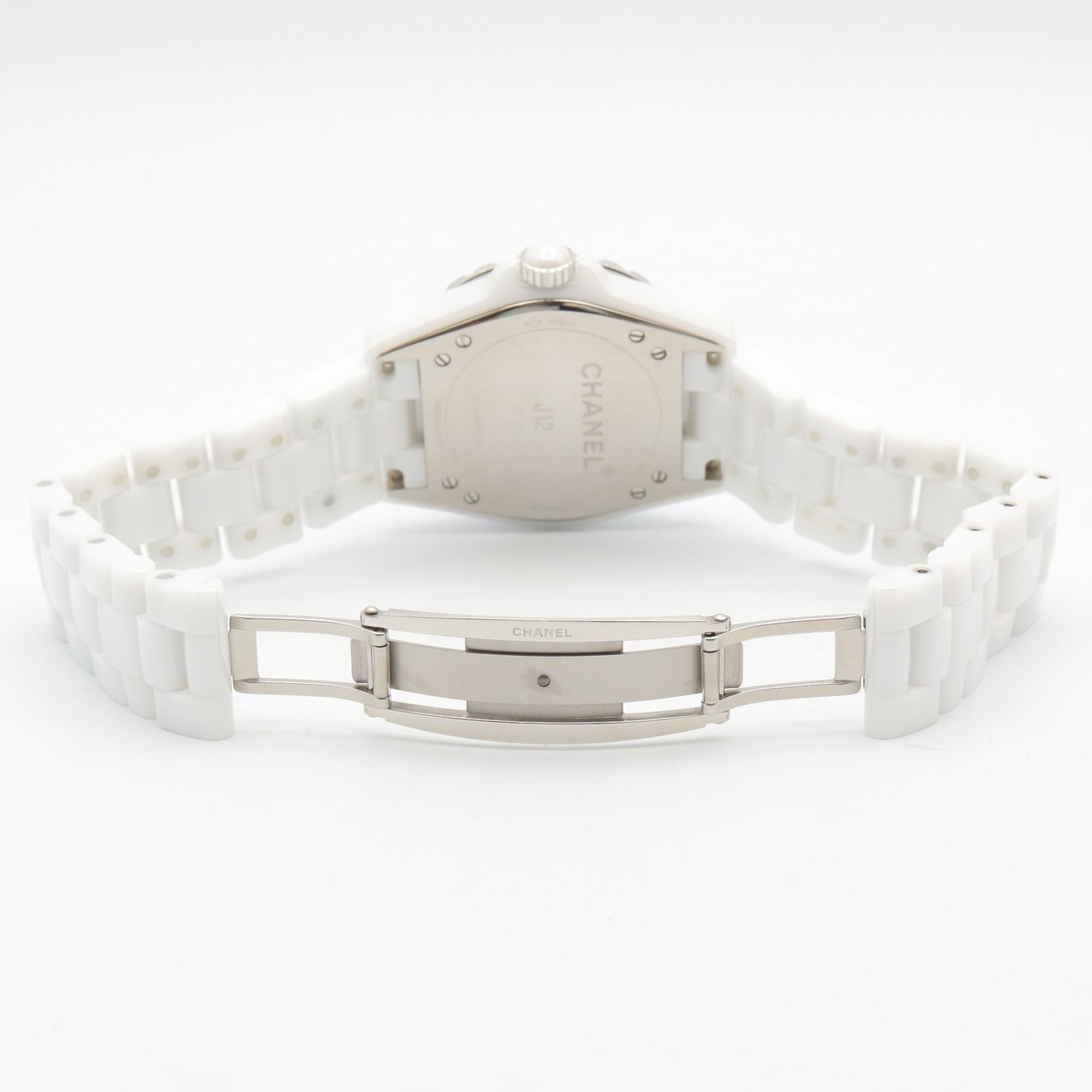 Chanel J12-365 Ceramic Men's Watch, White (H3837) — Very Good