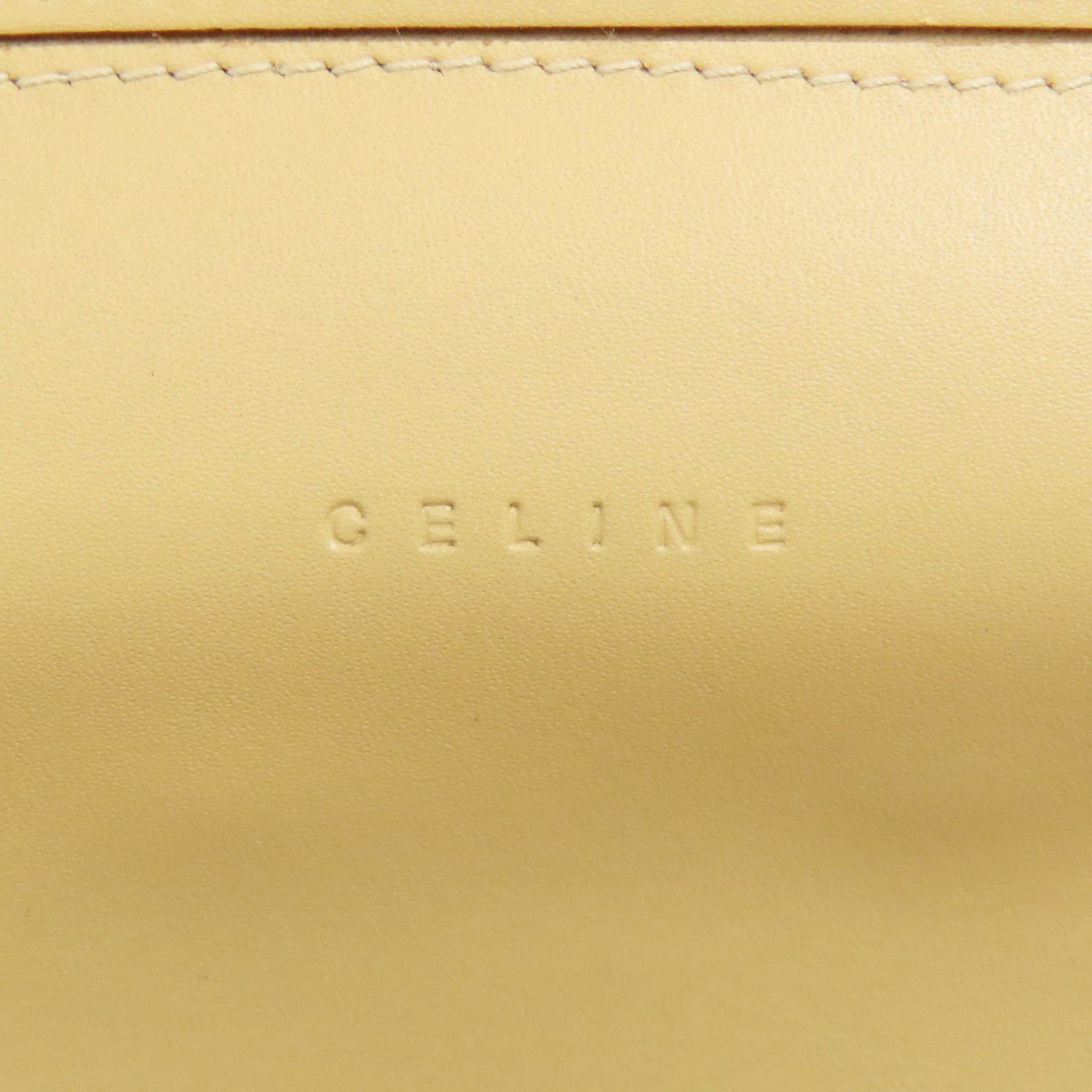 CELINE Long Wallet Leather Women's