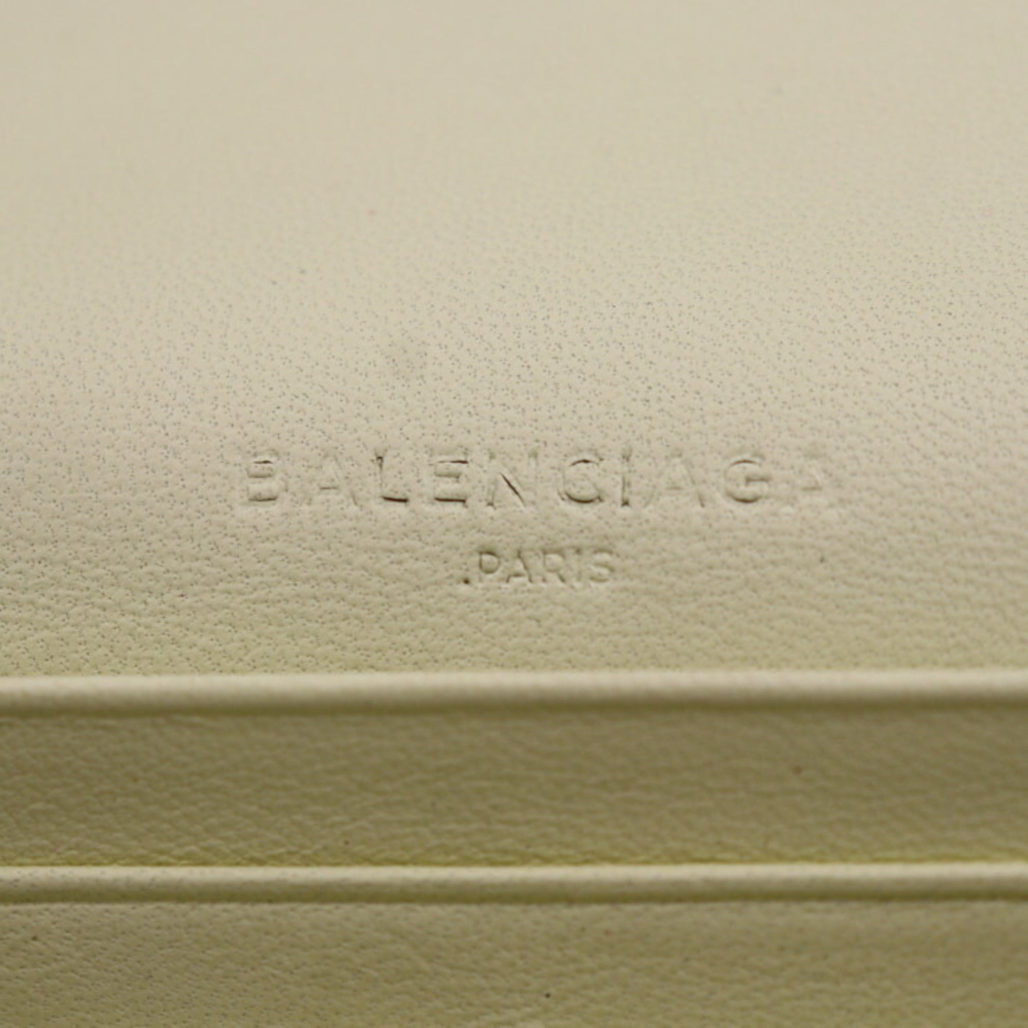 BALENCIAGA Classic Continental Wallet Long 354958 Leather Light Yellow Bi-fold R2130103001376