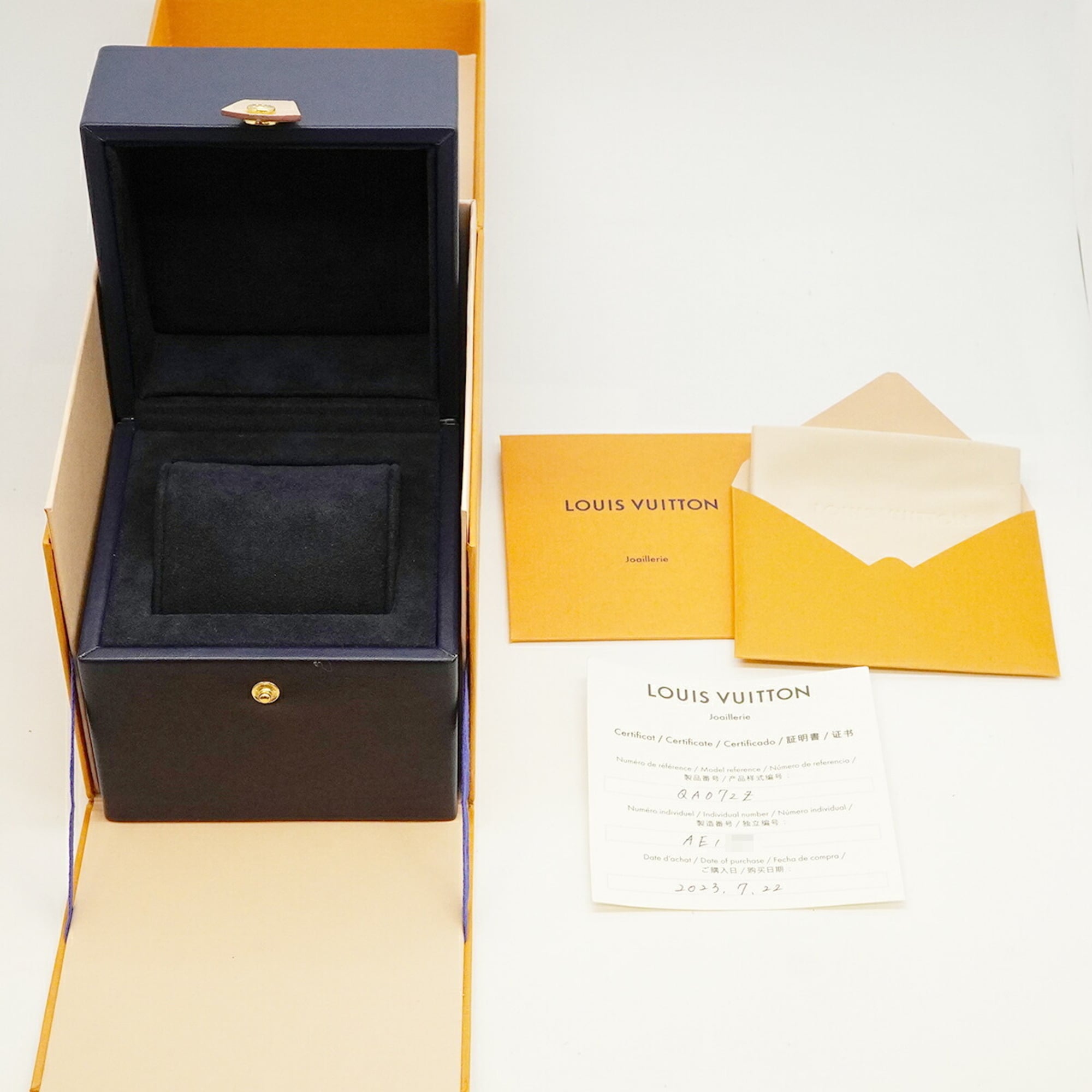 Louis Vuitton Tambour Monogram QA072Z Brown Dial Men's Watch — Very Good