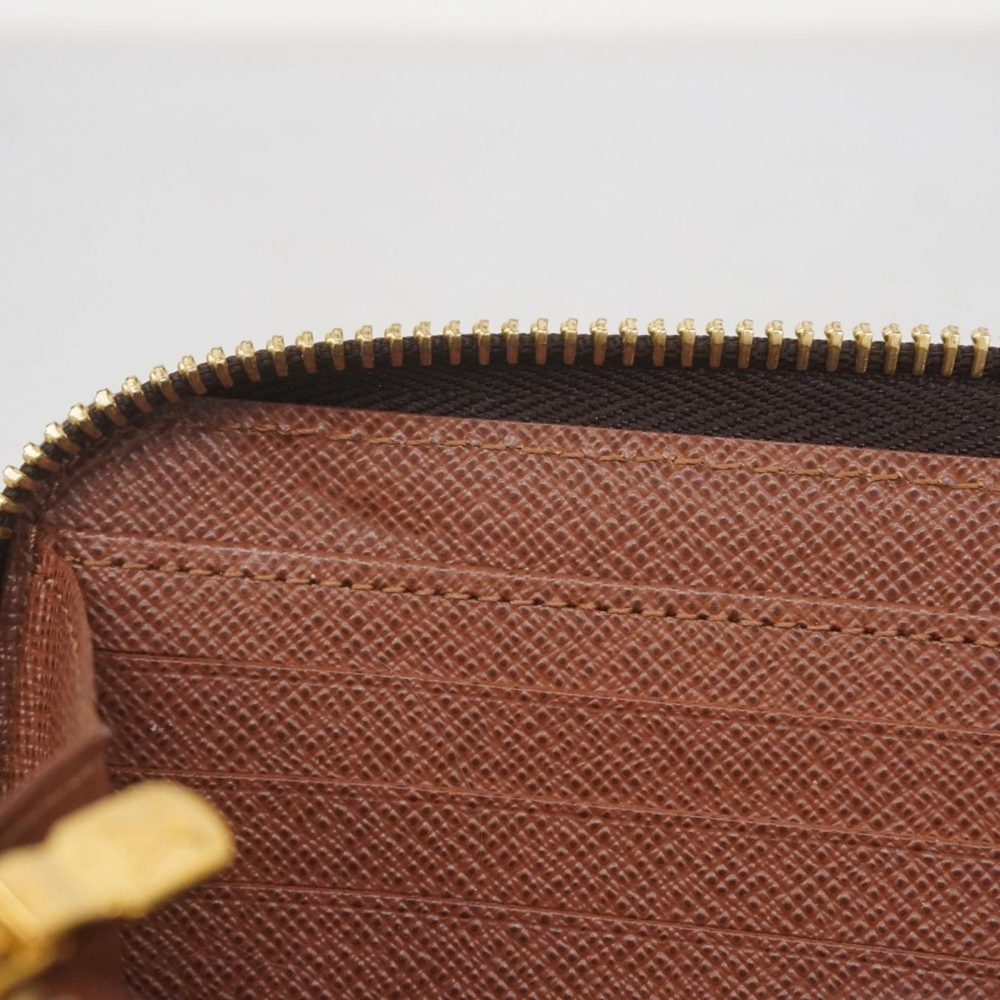 Louis Vuitton Monogram Zippy Wallet M42616 Brown Men's and Women's