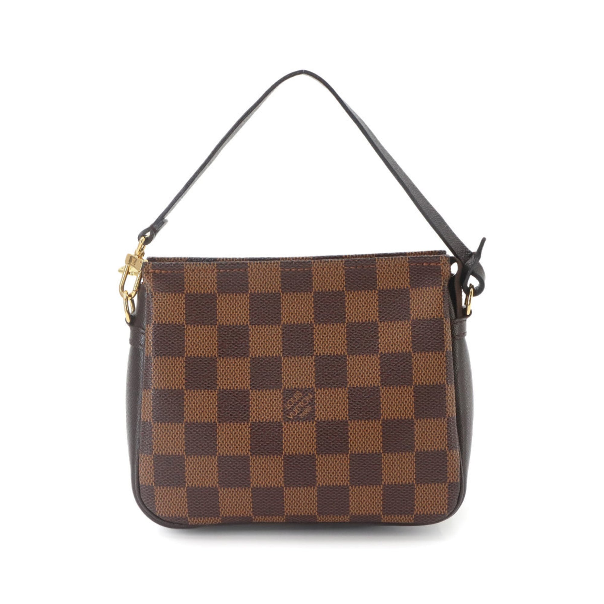 Louis Vuitton Damier Trouse Makeup Handbag Pouch Ebene N51982 Bag — Like New