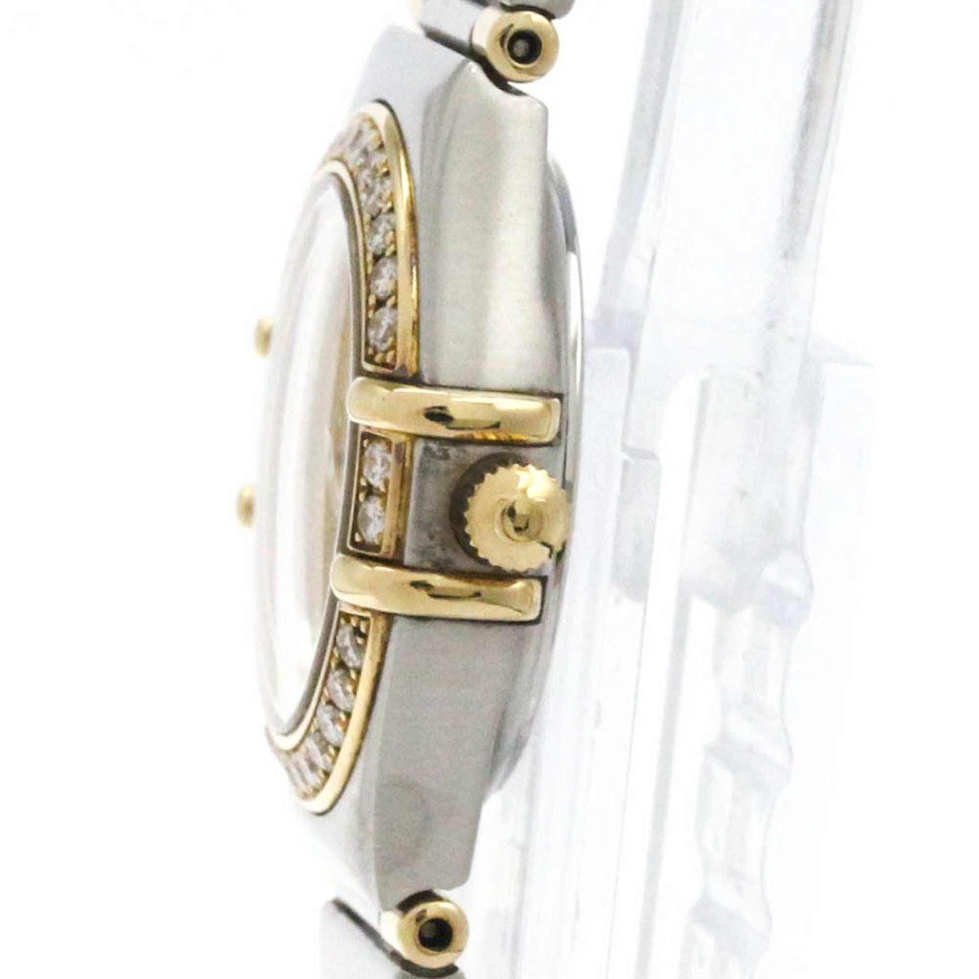 OMEGA Constellation Diamond 18K Gold Steel Watch 1367.10 Polished — Very Good