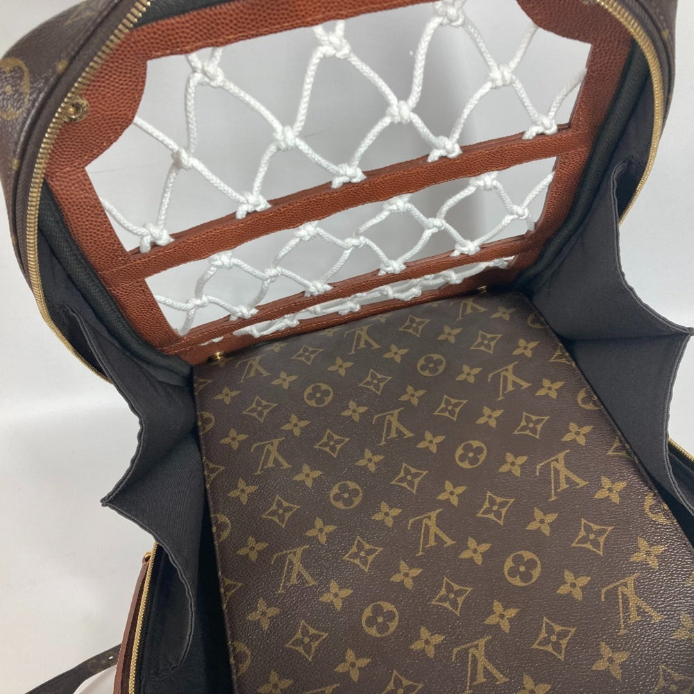 LOUIS VUITTON M45784 NBA Collaboration Shoebox Backpack Bag Rucksack Monogram Canvas Men's Brown — Like New