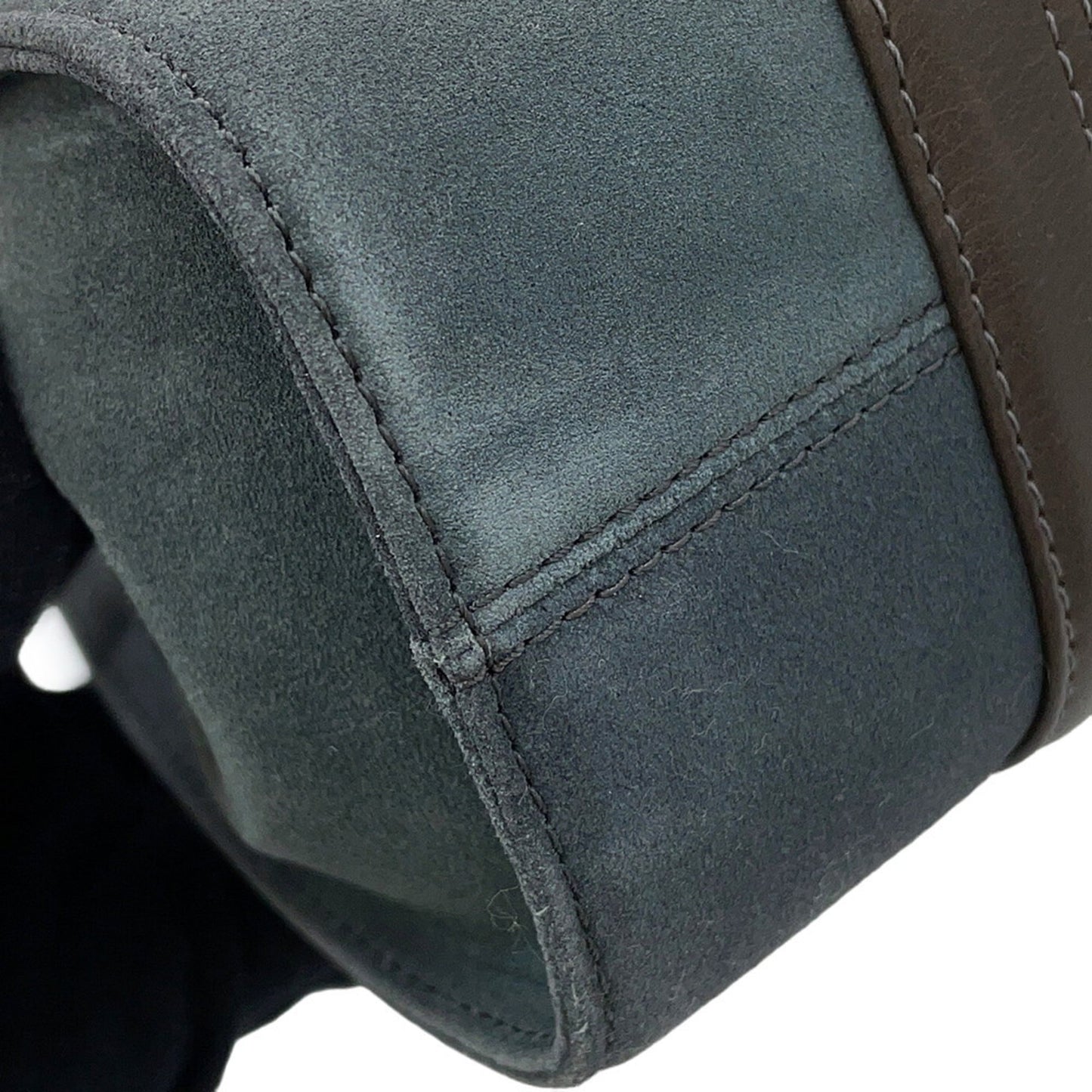 LOEWE Anagram Camoccio Suede Leather Handbag