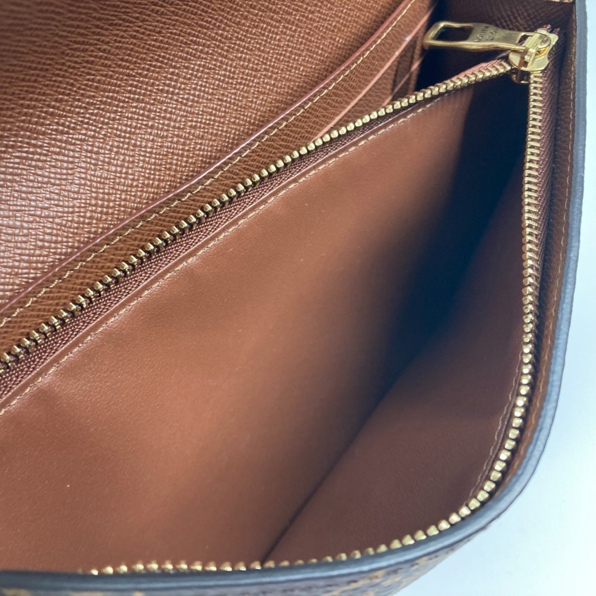 LOUIS VUITTON M44667 Monogram S-Lock Belt Pouch PM, Bag, Shoulder Waist Canvas, Women's, Brown, Like New — Like New