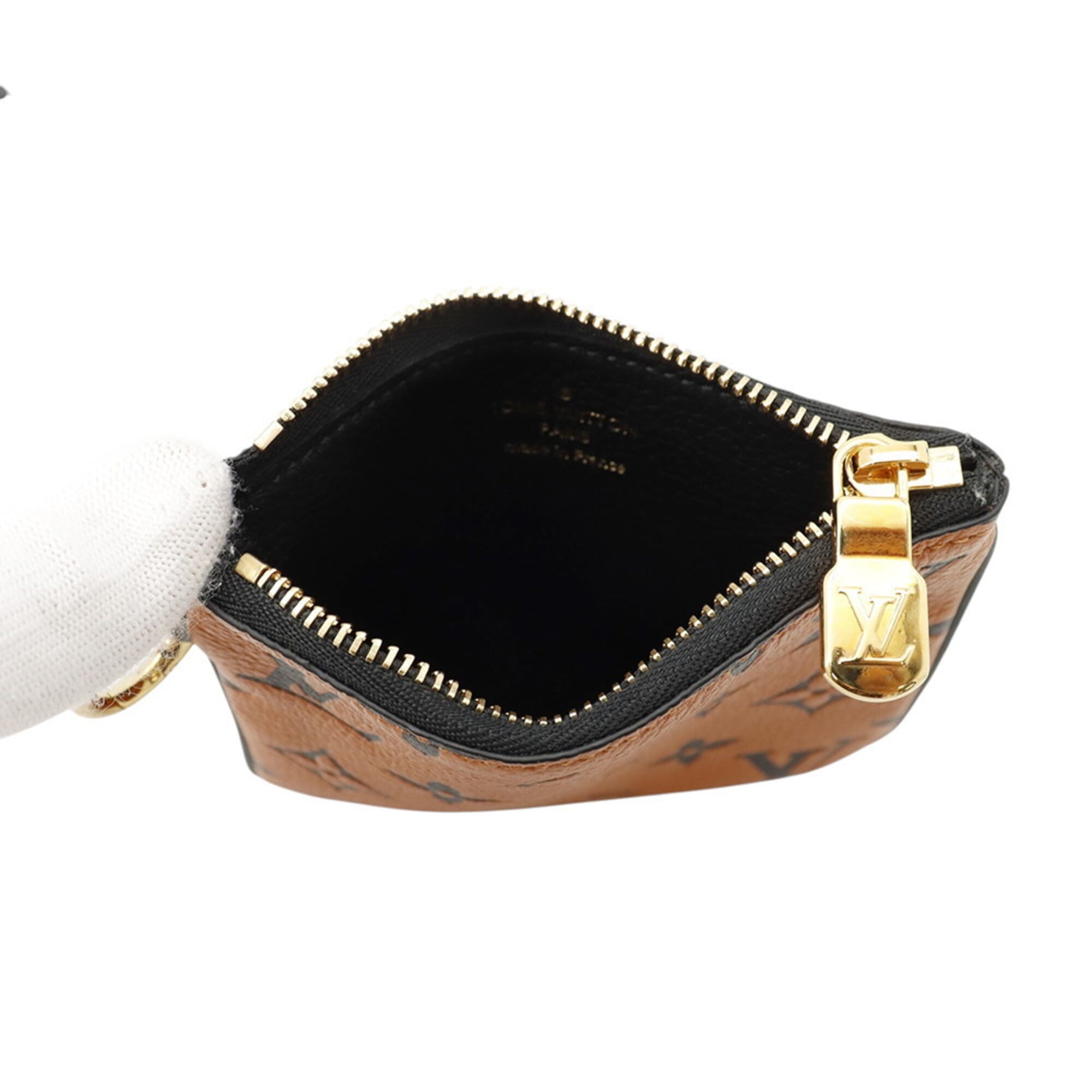Louis Vuitton handbag pouch Monogram Empreinte Pochette Trio LV Crafty M69516 LOUIS VUITTON Black — Like New