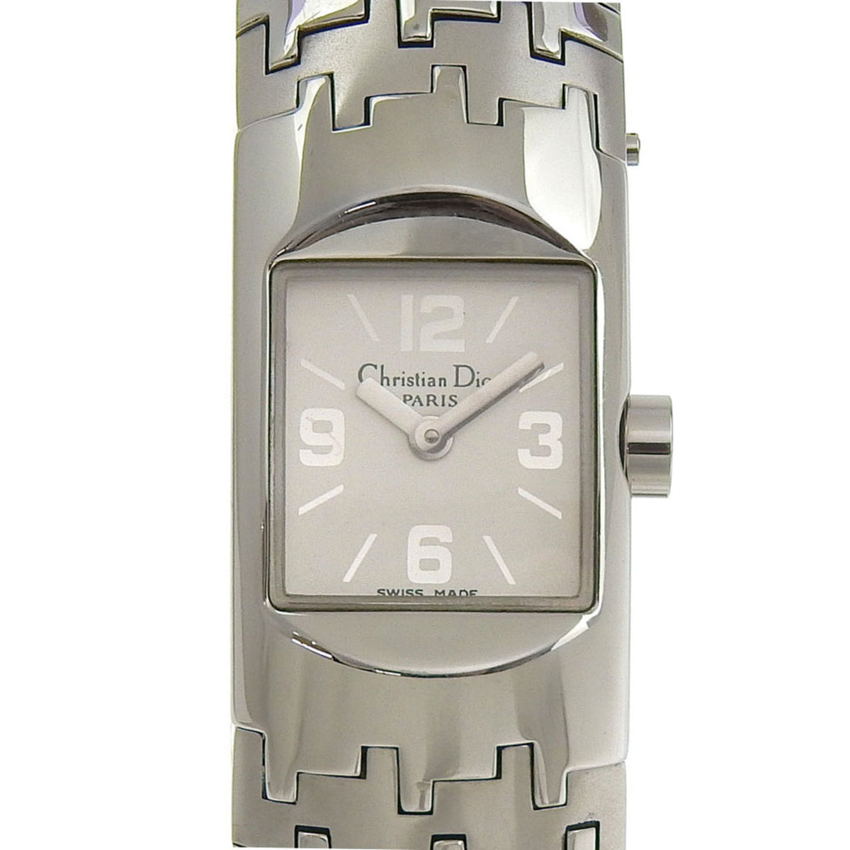 Dior Diophyllic Watch D96-100 Stainless Steel Quartz Analog Display White Dial Ladies — Very Good