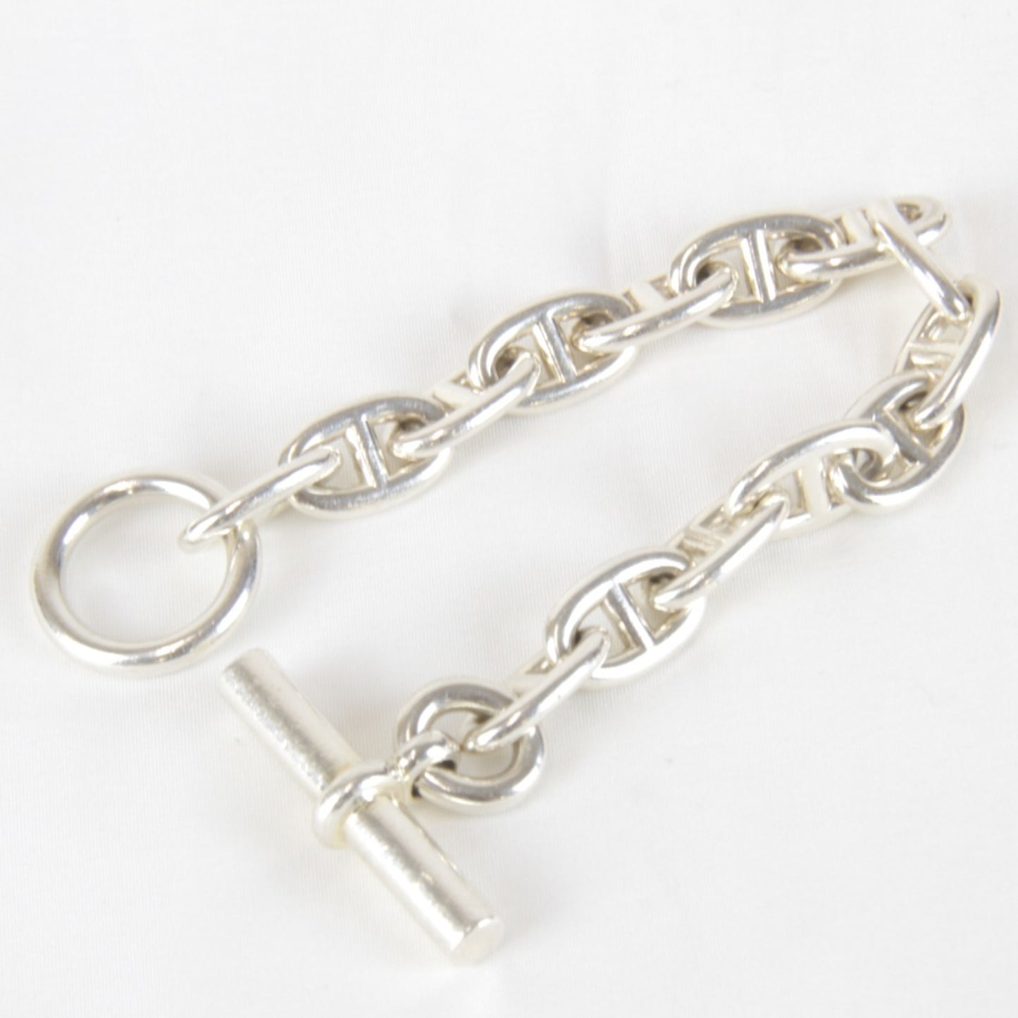 HERMES Chaine d'Ancre MM Bracelet in 925 Silver for Women - Volume