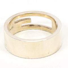 Gucci branded G silver ring, total weight 8.3g, jewelry — Like New